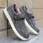 Men's Loafer Canvas Slip On Lightweight Casual