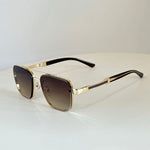 Milan Aviator-Sonnenbrille mit eckigen Gläsern