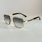 Milan Aviator-Sonnenbrille mit eckigen Gläsern