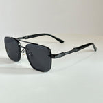Milan Aviator-Sonnenbrille mit eckigen Gläsern