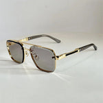 Milan Aviator-Sonnenbrille mit eckigen Gläsern