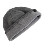 Luxury Knitted Winter Beanie for Men - Warm Ski Cap with Casual Snow Label Decor