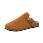 Owen | Suede Clogs with Adjustable Buckle Comfort Loafers