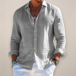 Harrison | Linen Button-Front Casual Shirt for Men