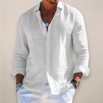 Harrison | Linen Button-Front Casual Shirt for Men