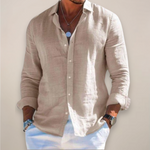 Harrison | Linen Button-Front Casual Shirt for Men