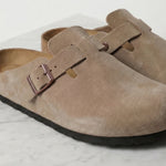 Owen | Suede Clogs with Adjustable Buckle Comfort Loafers