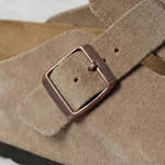 Owen | Suede Clogs with Adjustable Buckle Comfort Loafers
